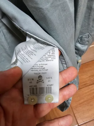 Camisa Scalpers Talla 41 verde