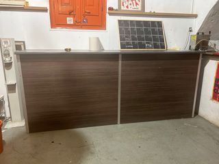 Barra de bar de madera maciza