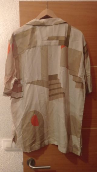 Camisa chico XL/46/56 beige multicolor