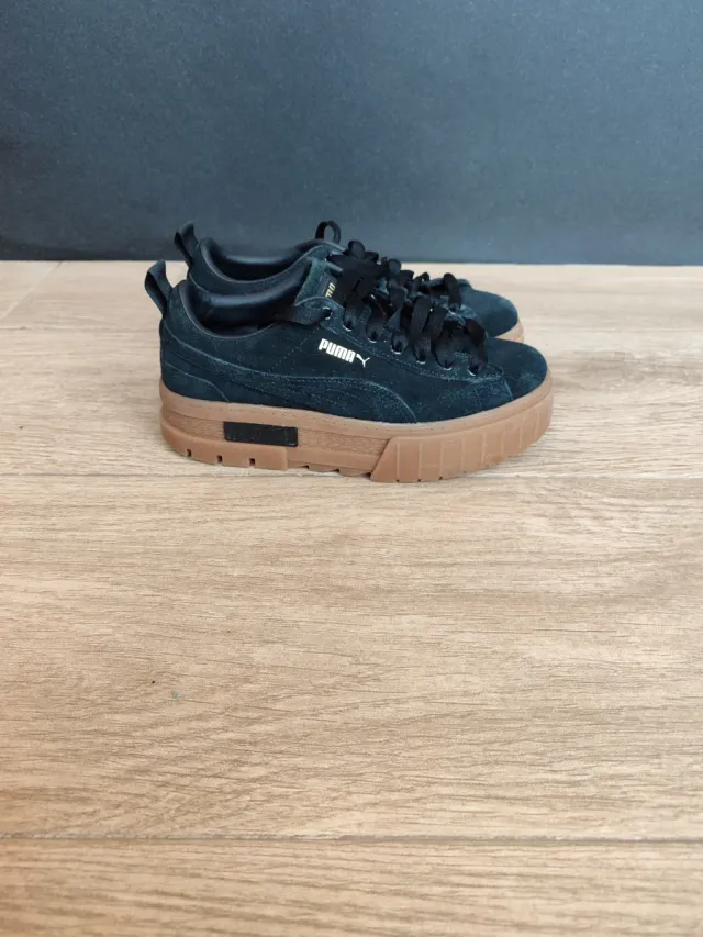 Zapatillas Puma Ante Negro Marrón