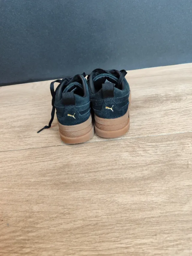 Zapatillas Puma Ante Negro Marrón