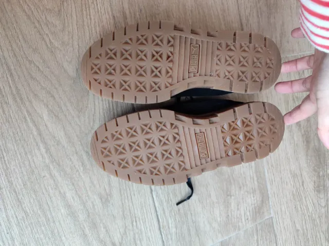 Zapatillas Puma Ante Negro Marrón