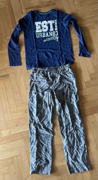 Pigiama 13 anni blu con stampa