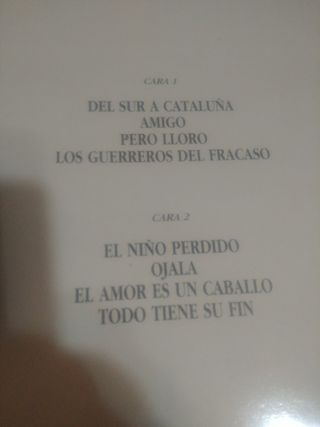 Vinilos Tijeritas lote 4