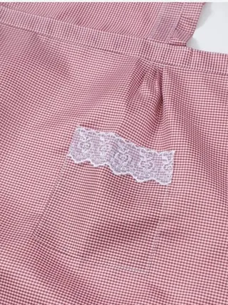 Avental Vintage Impermeável Rosa