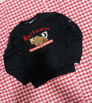 Sudadera Vintage Erik Sons Negra