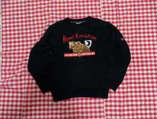 Sudadera Vintage Erik Sons Negra
