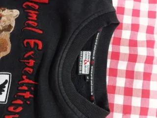 Sudadera Vintage Erik Sons Negra