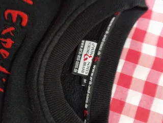 Sudadera Vintage Erik Sons Negra