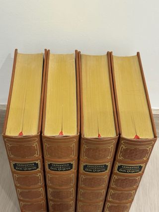 Don Quijote de la Mancha – Edición lujo 4 tomos co