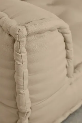 Conjunto Muebles Jardín Sklum Madera y Tela