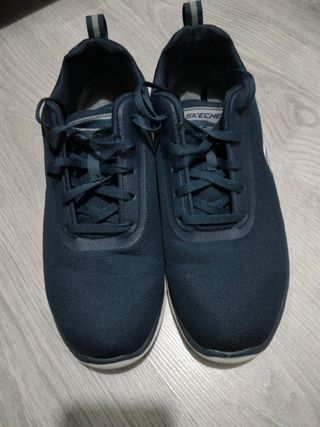 Zapatillas Skechers azul marino. Hombre, Talla 42