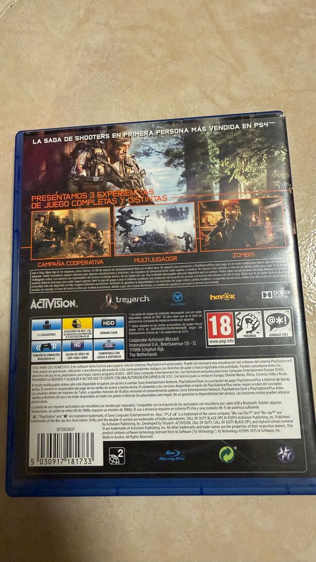 Call of Duty Black Ops III PS4