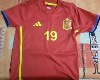 Camiseta España Fútbol N° 19 Talla 12