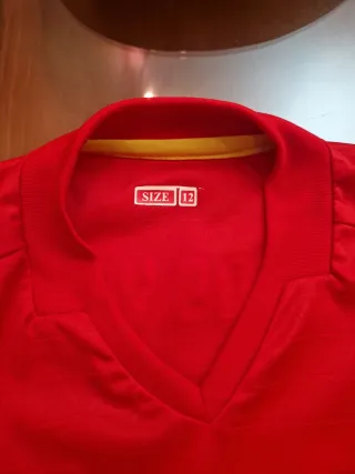 Camiseta España Fútbol N° 19 Talla 12