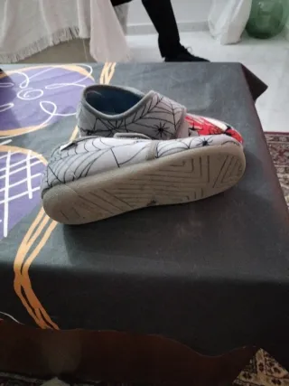 Pantuflas Spiderman Niños talla 34