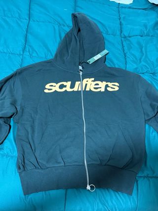 Sudadera Scuffers Verde con Cremallera.