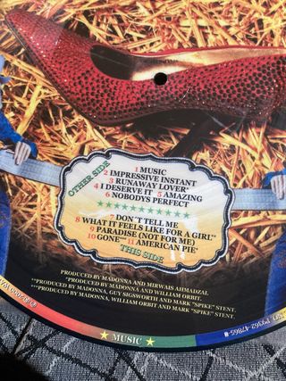 Picture Disc Madonna Music