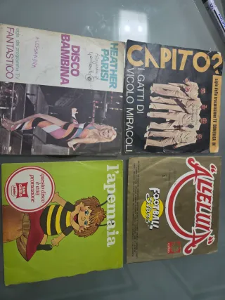 Fiabe sonore e dischi bimbo anni 80.