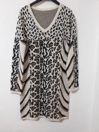 Jersey invierno estampado animal print