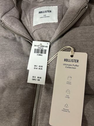 Abrigo Hollister chica/mujer nuevo