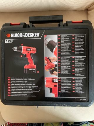 Trapano Black & Decker 12V con 2 batterie