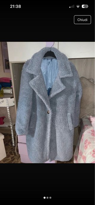 Pelliccia teddy lunga