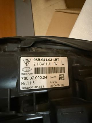 Faros Porsche Macan 2015