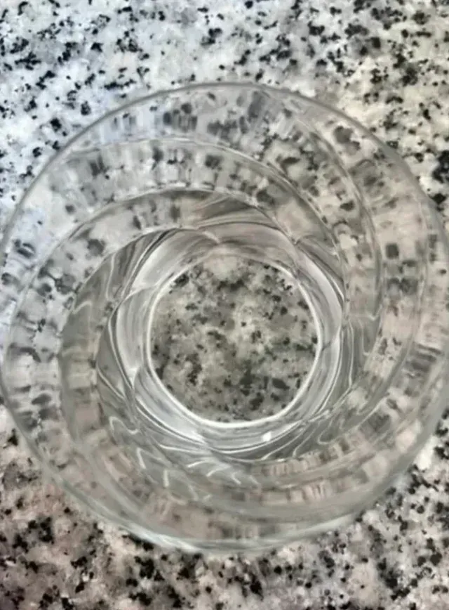 Set 6 bicchieri whisky in cristallo di Boemia intagliato - nuovo