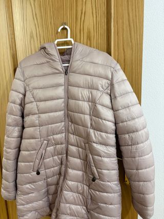 Cazadora rosa reversible