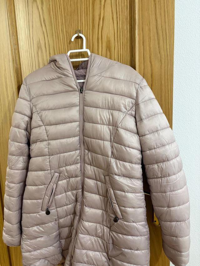 Cazadora rosa reversible