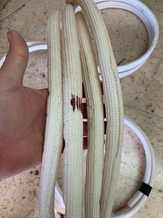 Tubería Cobre AC Aislada 1/4 y 3/8 (11m)