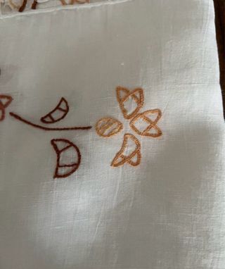 Tenda lino intaglio floreale 2.20x1.50