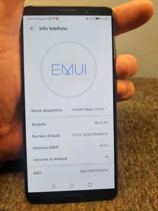 Huawei Mate 10 Pro 128 GB / 6GB Ram Grigio