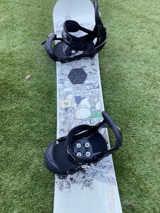 Botas y fijaciones Burton + tabla Salomon