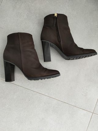 Botines Massimo Dutti Marrón Talla 38