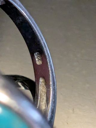 Anillo Plata y Turquesa Auténtica