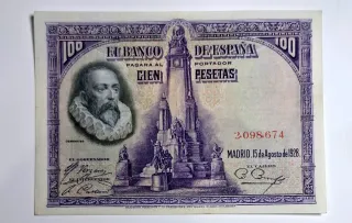 100 Pesetas 1928 Sin serie 2098