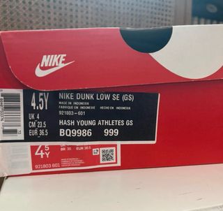 Zapatillas Nike Dunk Rosa Niña