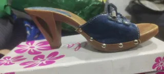 Zapatos de tacón vaqueros