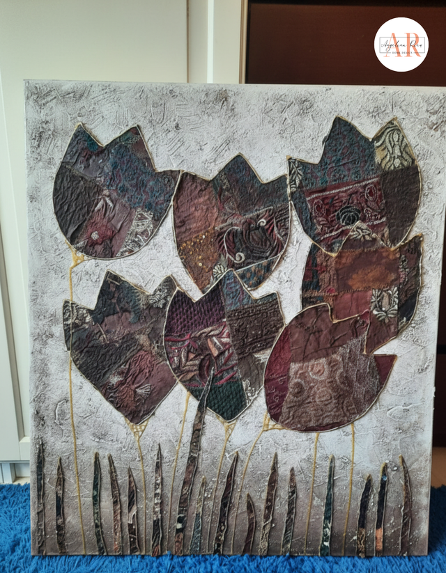 Quadro Fiori Tulipano Texture