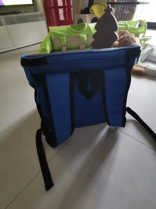 Zaino rosso Trasporto Animali