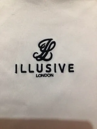 Sudadera Illusive London Blanca con Rayas