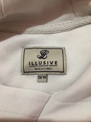 Sudadera Illusive London Blanca con Rayas