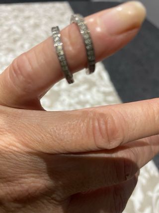 Pendientes Aro Pandora Plata Circonitas