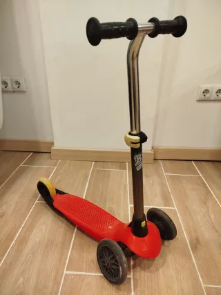 Patinete infantil 3 ruedas rojo