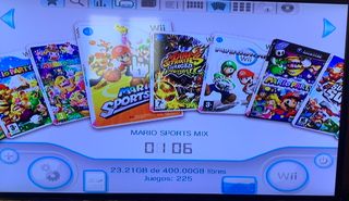 Nintendo Wii + 100 juegos y mandos.