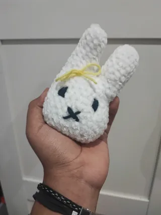 Peluche Miffy Crochet Blanco