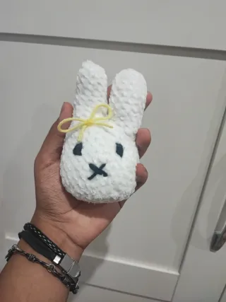 Peluche Miffy Crochet Blanco