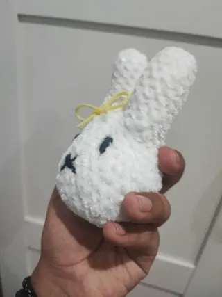 Peluche Miffy Crochet Blanco